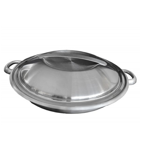 INOX ΣΑΓΑΝΙ ΓΑΡΙΔΟΜΑΚΑΡΟΝΑΔΑΣ Ø36cm 18/10