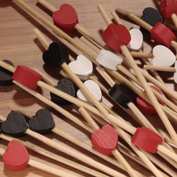 ΞΥΛΑΚΙ ΚΑΡΔΙΑ 12cm ΔΙΑΦΟΡΑ ΧΡΩΜΑΤΑ 100ΤΜΧ