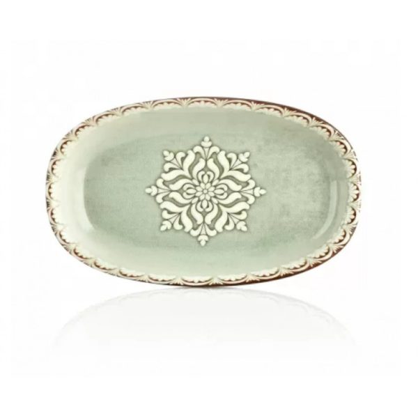 ROME ΠΙΑΤΕΛΑ ΟΒΑΛ 19x11cm BYBONE