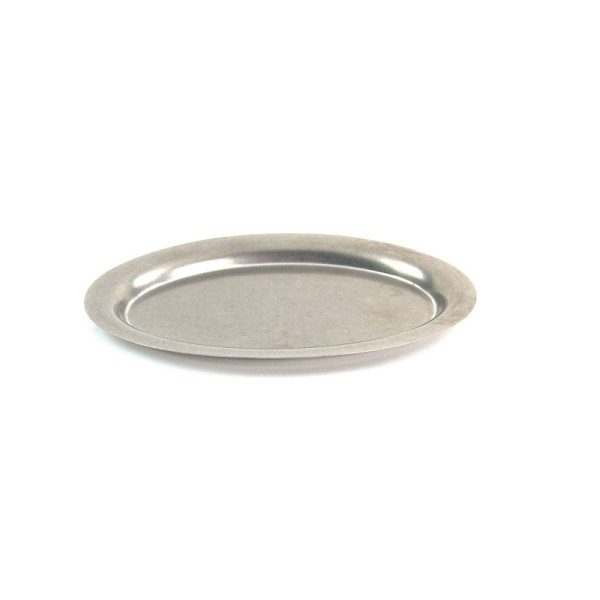 ΠΙΑΤΕΛΑ ΟΒΑΛ INOX RETRO 21.7X14.5 18/10