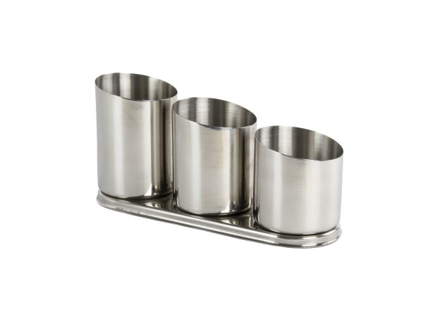 BAR ORGANIZER INOX 3 ΘΕΣΕΩΝ