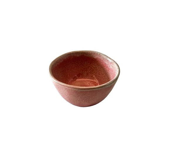 PINK ΜΠΩΛ 8x4cm STONEWARE